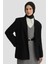 Iki Düğmeli Blazer Ceket 24KH5731 Siyah 4