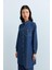 Nakış Detaylı Metal Aksesuarlı Denim Tunik Indigo 3