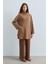 Cep Detaylı Oversize Tunik Camel 2