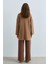 Cep Detaylı Oversize Tunik Camel 4