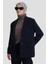 Iki Düğmeli Blazer Ceket 24KH5731 Lacivert 2