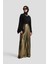 Işılıtlı Kumaş Piliseli Pantolon 24K2701 Gold 1