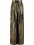 Işılıtlı Kumaş Piliseli Pantolon 24K2701 Gold 5