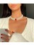 Incili Kırmızı Su Damlası Choker Gelin- Düğün Aksesuarı 3