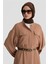 Kapaklı Cepli Elbise ORT9925 Camel 3