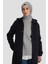 Kapüşonlu Manto 24KH8111 Lacivert 3
