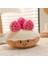 Peluş Kek Peluş Oyuncak Meyveli Kek Şekilli Peluş Oyuncak Sevimli Hediye Pembe (Yurt Dışından) 5
