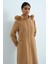 Beli Büzgülü Yanları Oval Kaban Camel 3