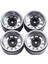 4 Adet Metal Alaşımlı 1.9 Beadlock Jant Gümüş (Yurt Dışından) 3