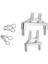 Scy Jjrc 116 Q130 Gümüş Için Metal Ön ve Arka Gövde Montaj Direği (Yurt Dışından) 5