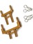 Scy Jjrc 116 Q130 Gold Için Metal Ön ve Arka Gövde Montaj Direği (Yurt Dışından) 5