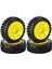 4 Adet 18 Rc Tekerlek Lastiği 120112MM 18 Rc Araba Canavar Kamyon Sarı (Yurt Dışından) 5