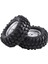 4 Adet 96MM 1.9 Inç Jant Lastiği Kilitleme 110 Rc Araba Gümüş (Yurt Dışından) 5