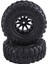 4 Adet 2.2 Inç Naylon Plastik Beadlock Tekerlek 4.72IN120MM Lastik Siyah (Yurt Dışından) 5