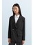 Kılıç Yaka Blazer Ceket Füme 3