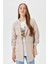 Kolu Katlanabilir Blazer Ceket Bej 2