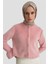 Balon Manşetli Tüylü Hırka 24K5603 Pembe 2