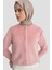 Balon Manşetli Tüylü Hırka 24K5603 Pembe 3