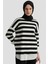 Çizgili Triko Takım 24KD4213 Siyah 2