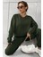 Kadın Basic Trend Model Bisiklet Yaka Eşofman Takımı 1