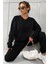 Kadın Basic Trend Model Bisiklet Yaka Eşofman Takımı 2