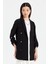 Kolu Katlanabilir Blazer Ceket Siyah 1
