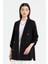 Kolu Katlanabilir Blazer Ceket Siyah 3