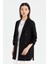 Kolu Katlanabilir Blazer Ceket Siyah 5
