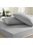 Cotton (Pamuk) 160 x 200+30 cm Fitted (Lastikli) Çift Kişilik Gri Çarşaf Bed Sheet 3