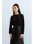 Önü Bağlama Detaylı Şık Bluz Siyah 1