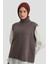 Sıfır Kol Kazak Etekli Takım 24KD4220 Antrasit 3
