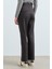 Rivet Detaylı Boru Paça Pantolon Füme 4