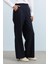 Denim Görünümlü Boru Paça Pantolon Lacivert 2