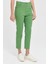 Dar Paça Kanvas Pantolon Benetton Yeşili 4