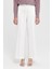Beli Lastikli Culotte Pantolon Ekru 5