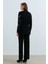 Triko Pantolon Ceket Takım Siyah 4