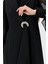 Balon Kollu Şık Kaftan Takım Siyah 5