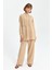 Oversize Pantolon Tunik Takım Bej 1