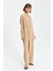 Oversize Pantolon Tunik Takım Bej 3