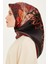 Çiçek Desenli Sura Saf İpek Eşarp 9220D 06 3