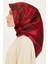 Geometrik Desenli Sura Saf İpek Eşarp 9218D 82 3