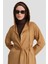 Kesim Detaylı Süet Giy Çık 24K5606 Camel 3