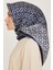 Klasik Desenli Sura Saf İpek Eşarp 9248D 80 81 3