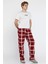 Erkek Ekose Desenli Polar Pijama Altı 3