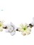 Çiçek Bandı Bohemian Headdress Kafa Çelenk Brid Garland Charm Başlığı Cadılar Bayramı Kostüm Tatil Kadınlar Için Saç Aksesuarı, Beyaz (Yurt Dışından) 4
