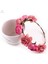 Kadın Gelin Çiçek Kafa Bandı Bohem Erik Çiçeği Taç Hairband Pembe (Yurt Dışından) 4