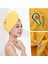 Kadın Saç Havlusu Kızın Sihirli Mikrofiber Duş Kuru Saç Bonesi Banyo Banyo Şapkaları Çabuk Kuruyan Yumuşak Bayan Türban Kafası (Yurt Dışından) 1