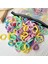 20/50 Adet Çocuklar Elastik Saç Bantları Kızlar Tatlılar Scrunchie Lastik Bant Çocuklar Için Saç Bağları Klipler Kafa Bandı Bebek Saç Aksesuarları (Yurt Dışından) 3