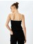 Dikiş Detaylı Fiyonklu Slim Fit Askılı Crop Üst 4