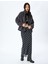 Cep Detaylı Fermuarlı Dik Yaka Oversize Peluş Sweatshirt 2